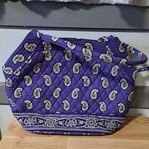 Vera Bradley Purple Paisley Hand Bag